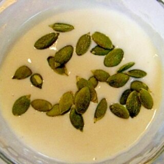 練乳＆生姜入り　❤かぼちゃの種のヨーグルト❤